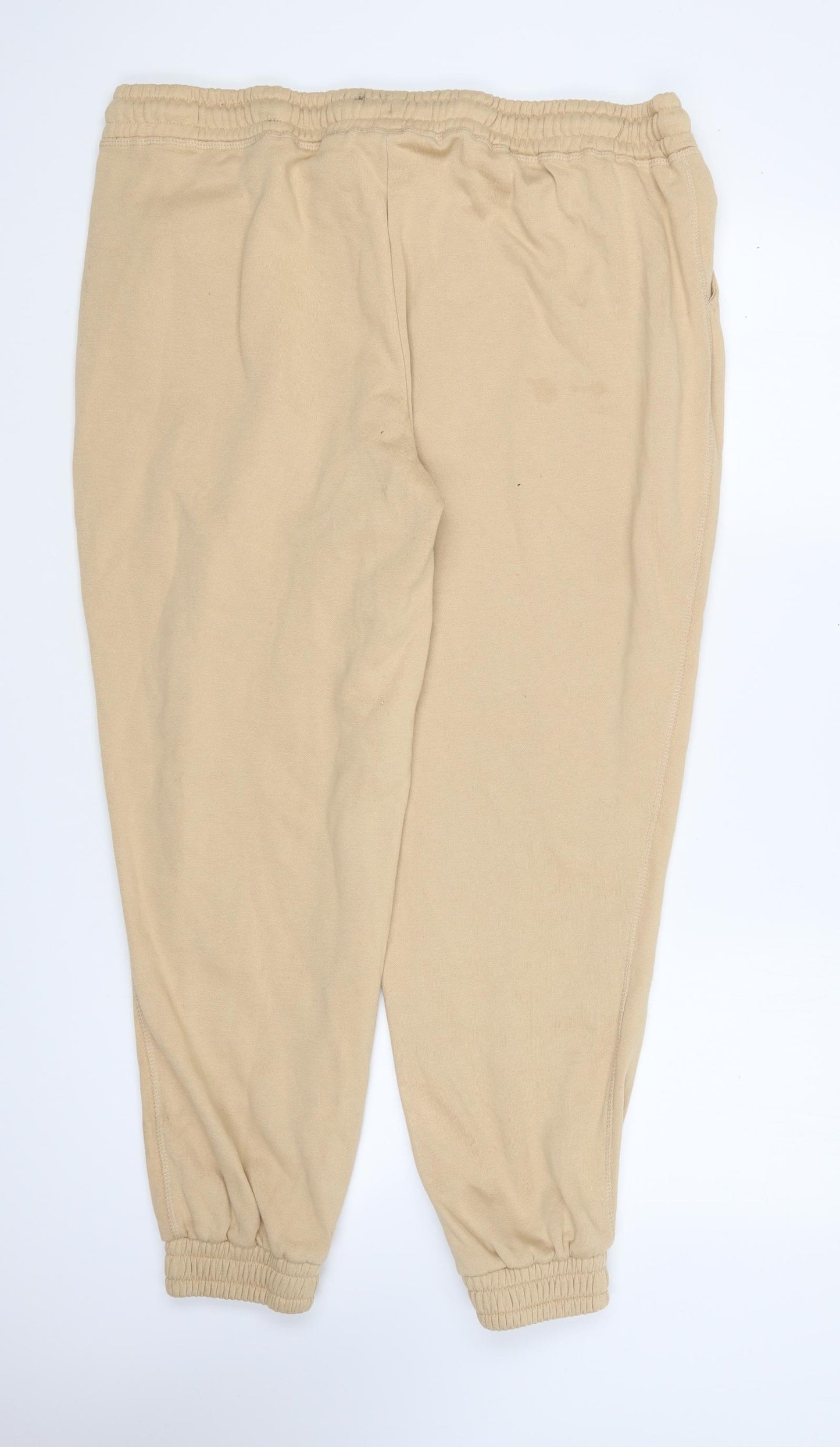 Primark Womens Brown Polyester Jogger Trousers Size XL L27 in Regular Drawstring - Be Your Own Reason To Smile
