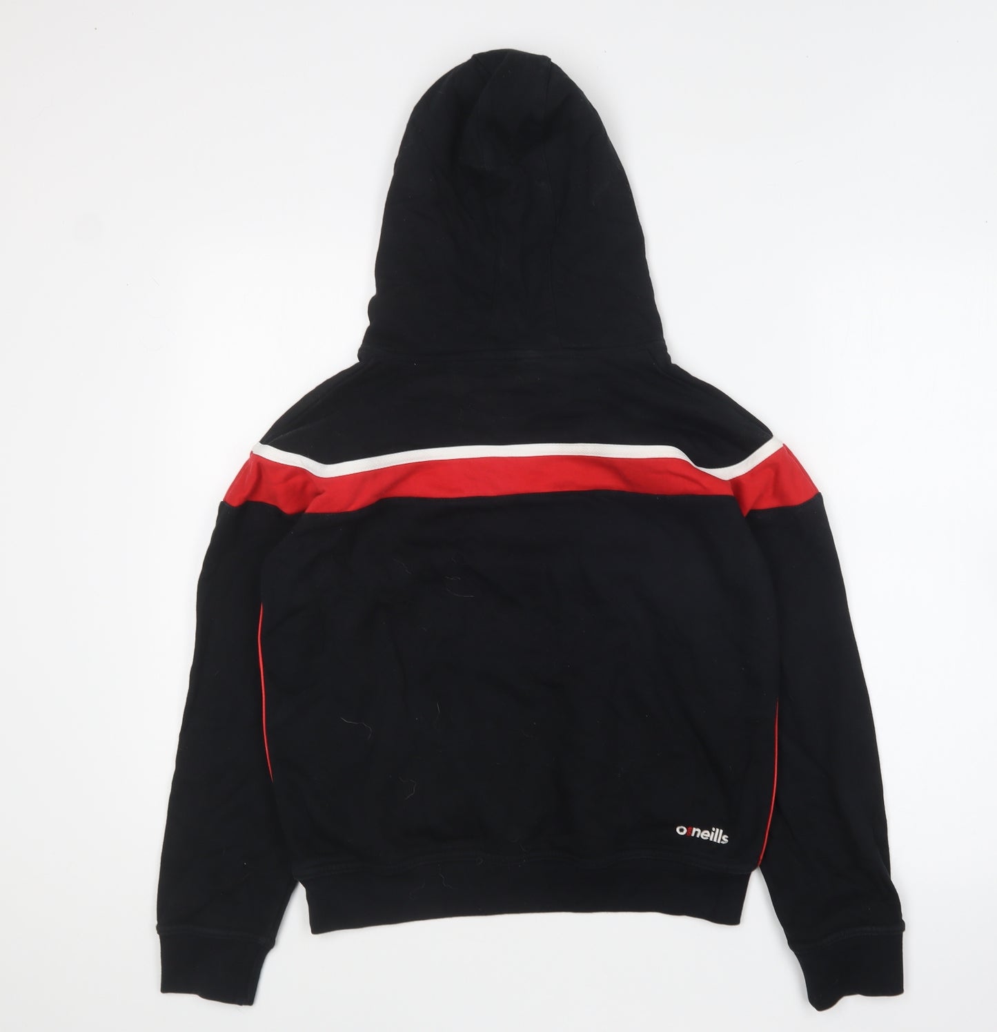 O'Neills Boys Black Cotton Pullover Hoodie Size 10-11 Years Pullover