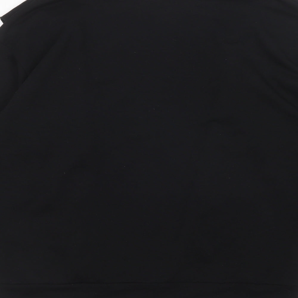 New Look Womens Black Polyester Pullover Sweatshirt Size S Pullover