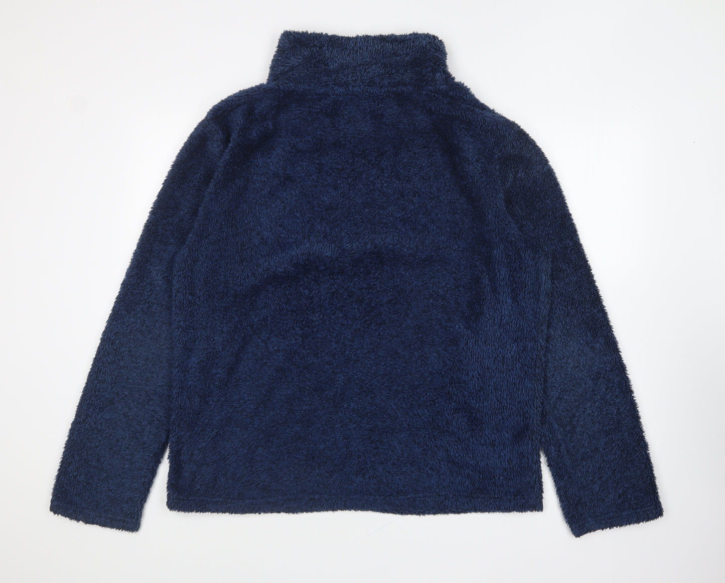 Cedar Wood State Mens Blue Polyester Pullover Sweatshirt Size L - Lounge Hoodie