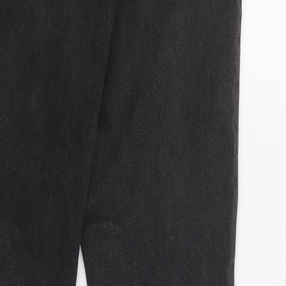 COLLUSION Mens Black Cotton Blend Skinny Jeans Size 32 in L34 in Regular Button