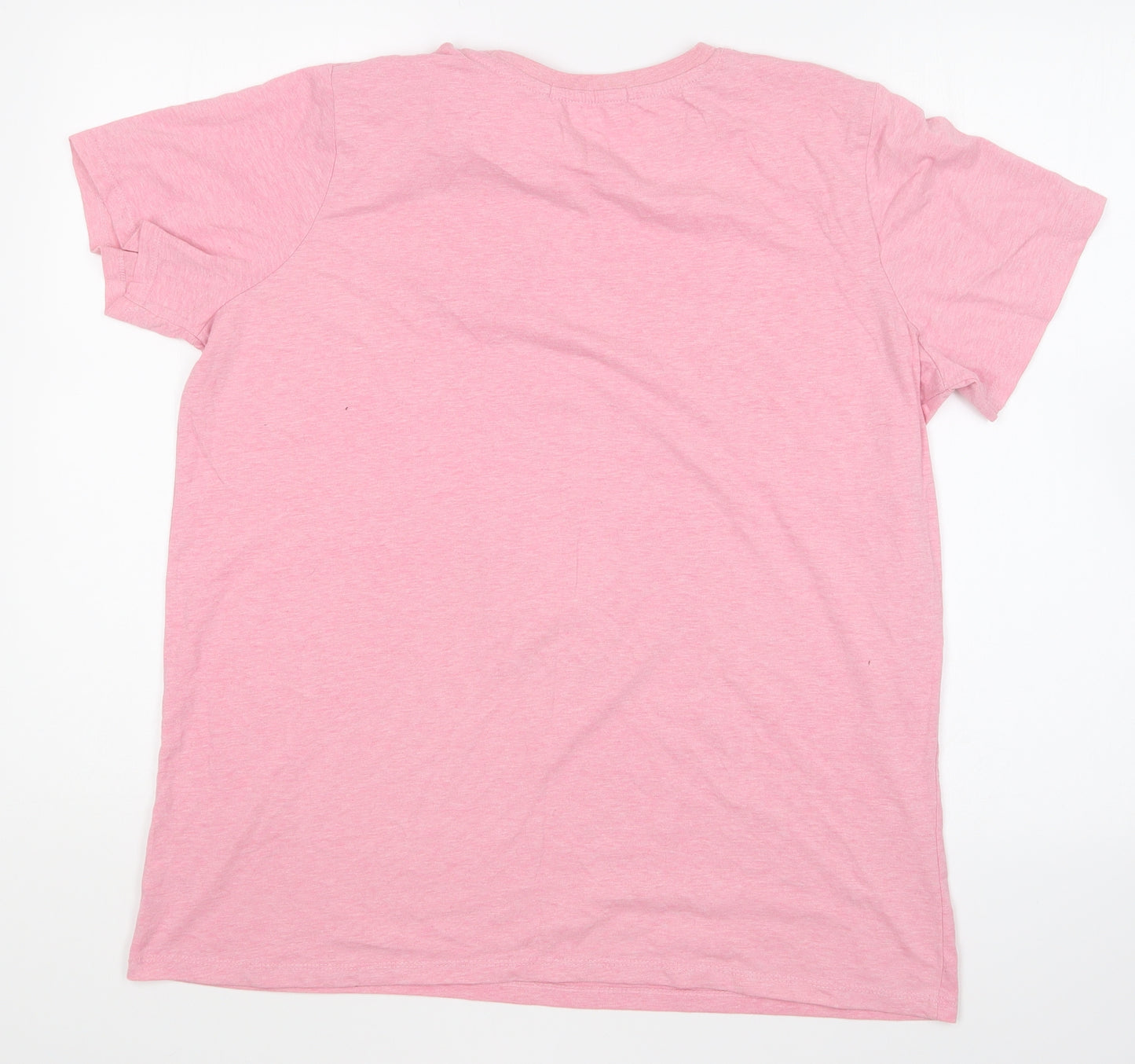 George Womens Pink Cotton Basic T-Shirt Size 18 Round Neck - Stay Cool