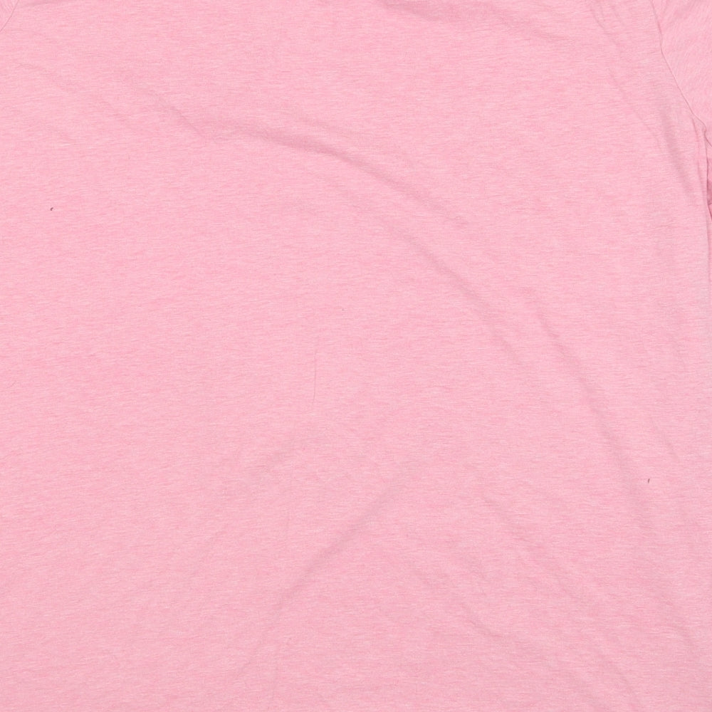 George Womens Pink Cotton Basic T-Shirt Size 18 Round Neck - Stay Cool