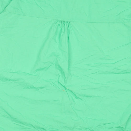Primark Womens Green Cotton Basic Button-Up Size 20 Collared