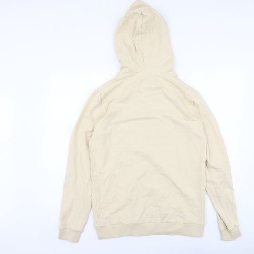 ASOS Womens Beige Polyester Pullover Hoodie Size L Pullover