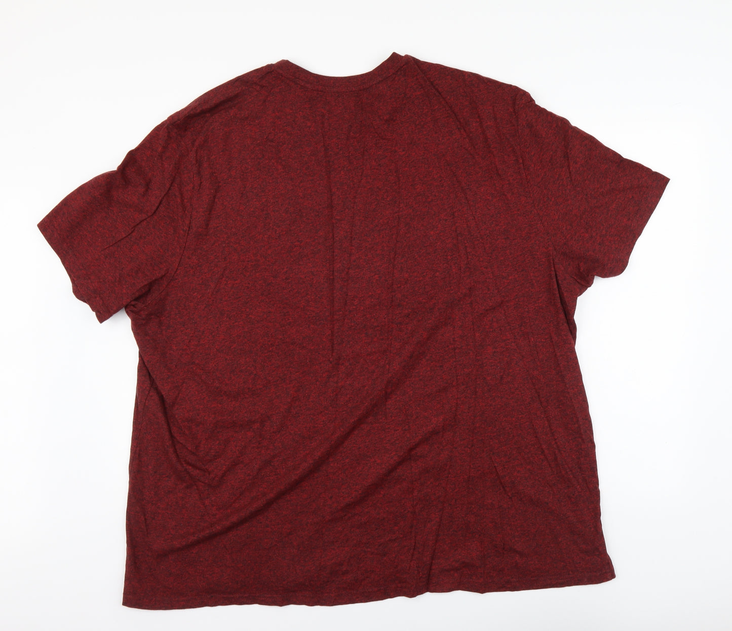 NEXT Mens Red Cotton T-Shirt Size 3XL Round Neck
