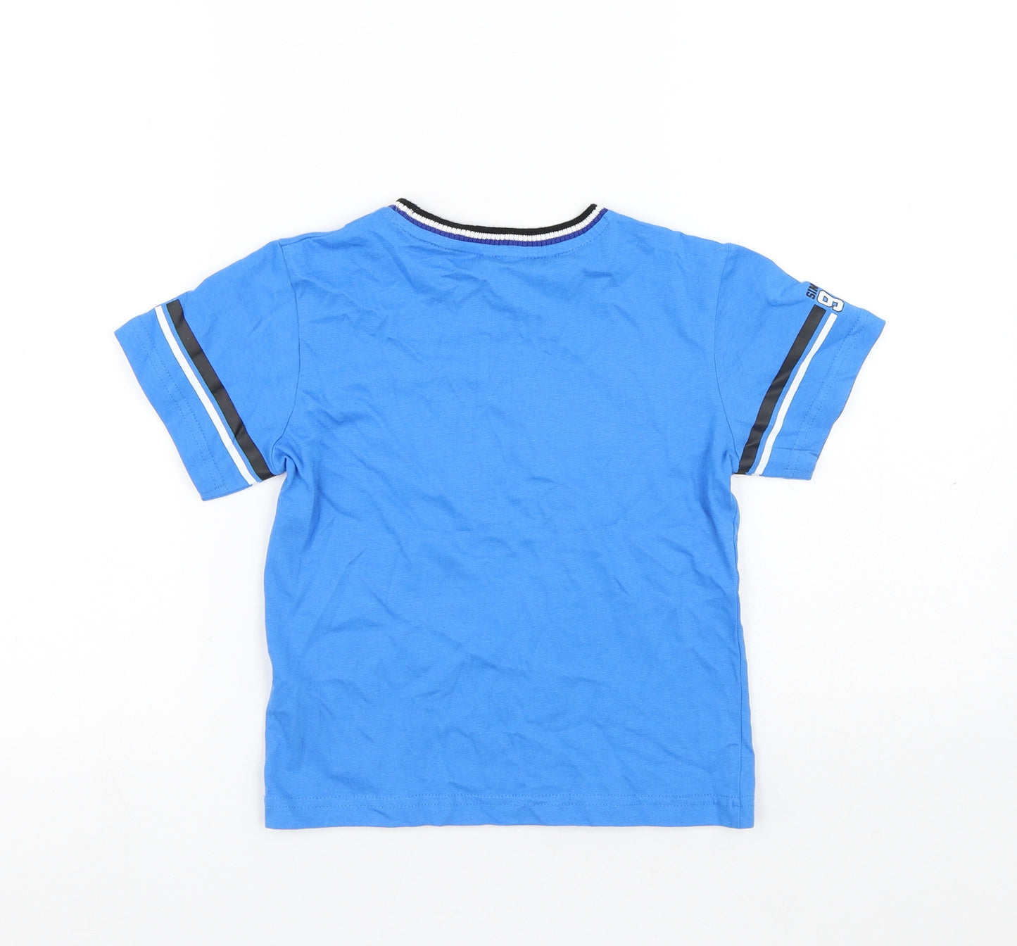 Sonic Boys Blue Cotton Basic T-Shirt Size 6 Years Round Neck - Sonic the Hedgehog