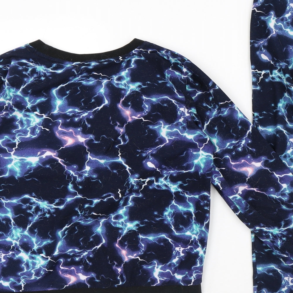 NEXT Boys Multicoloured Geometric Polyester Pyjama Set Size 8 Years