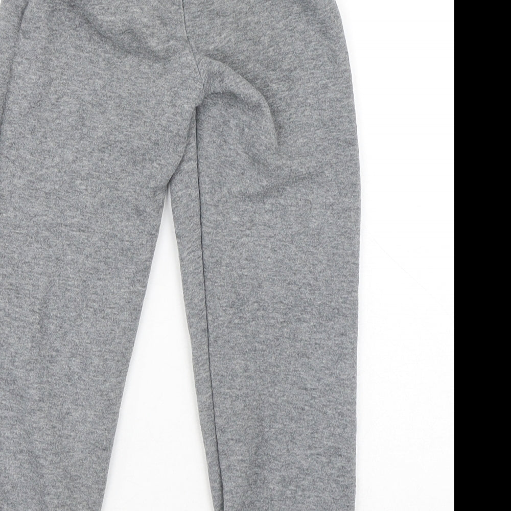 Nike Boys Grey Cotton Jogger Trousers Size S Regular