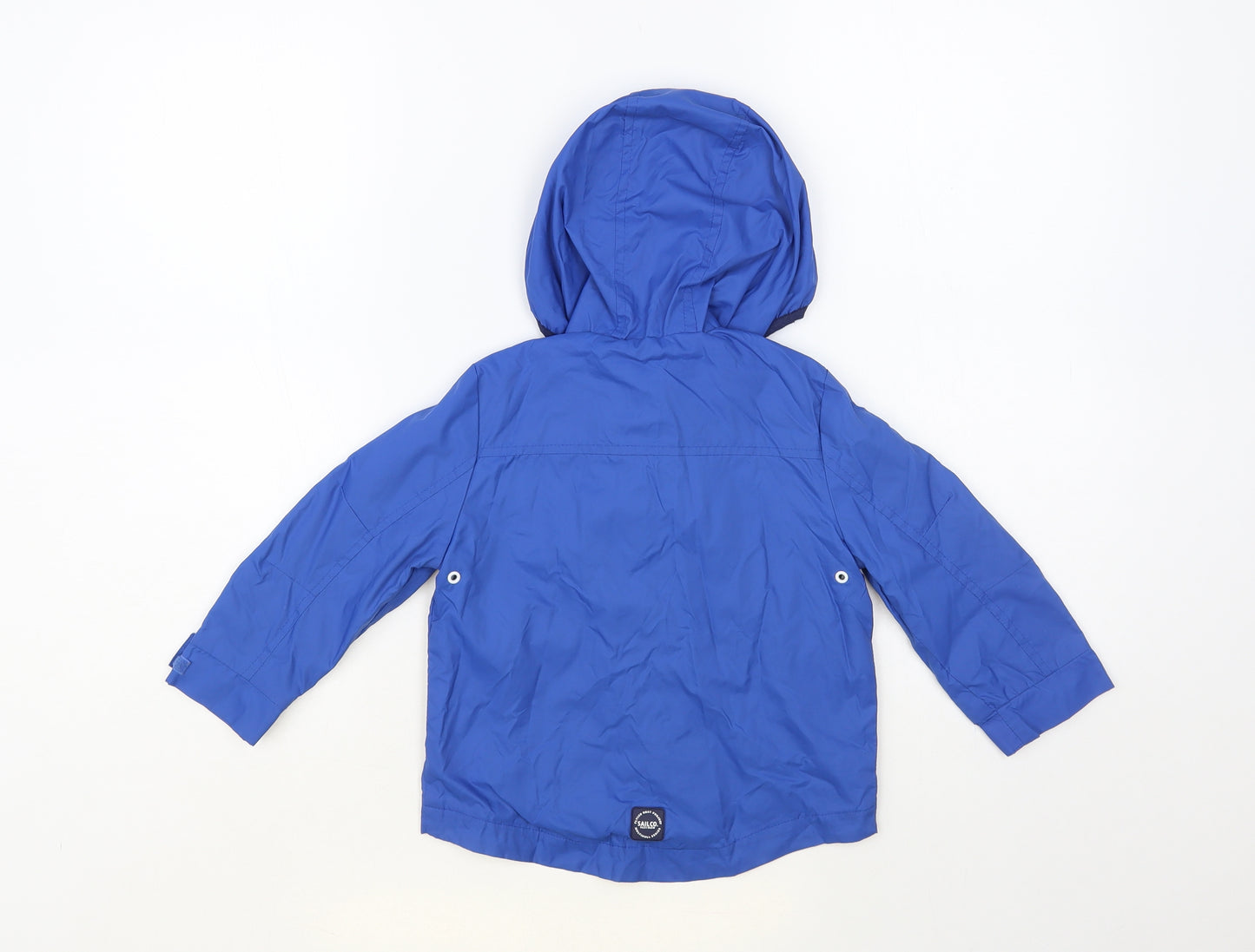 Sail Co. Boys Blue Windbreaker Jacket Size 2-3 Years Zip
