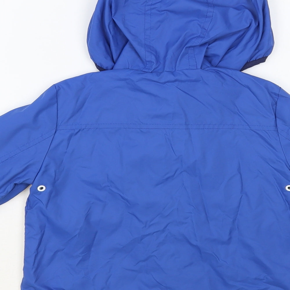 Sail Co. Boys Blue Windbreaker Jacket Size 2-3 Years Zip