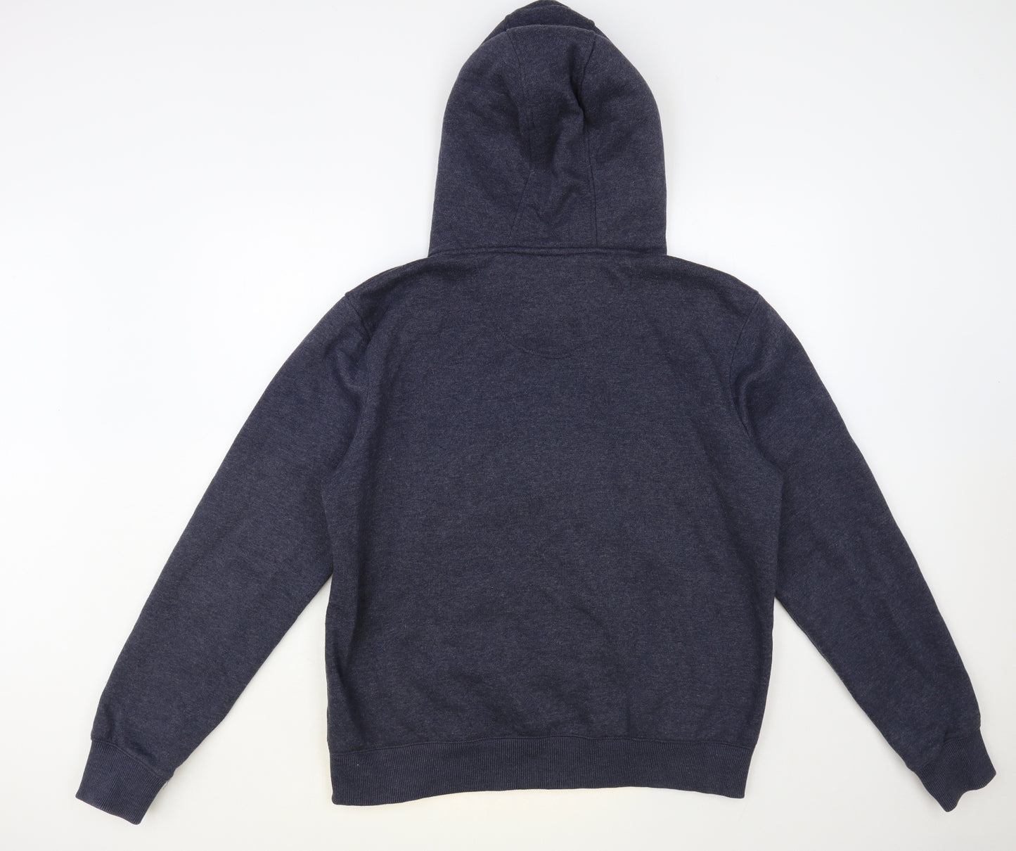SoulCal&Co Mens Blue Cotton Full Zip Hoodie Size XL