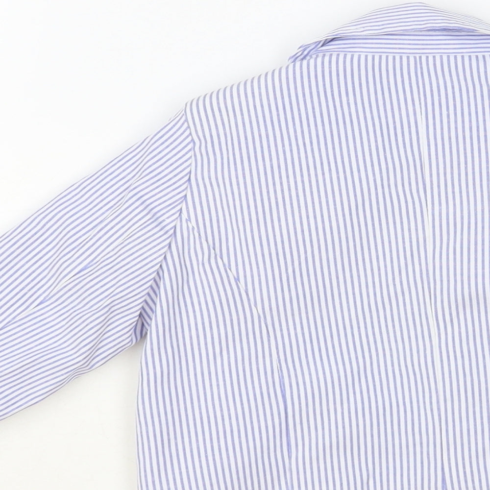 Charanga Boys Blue Striped Jacket Blazer Size 2-3 Years Button