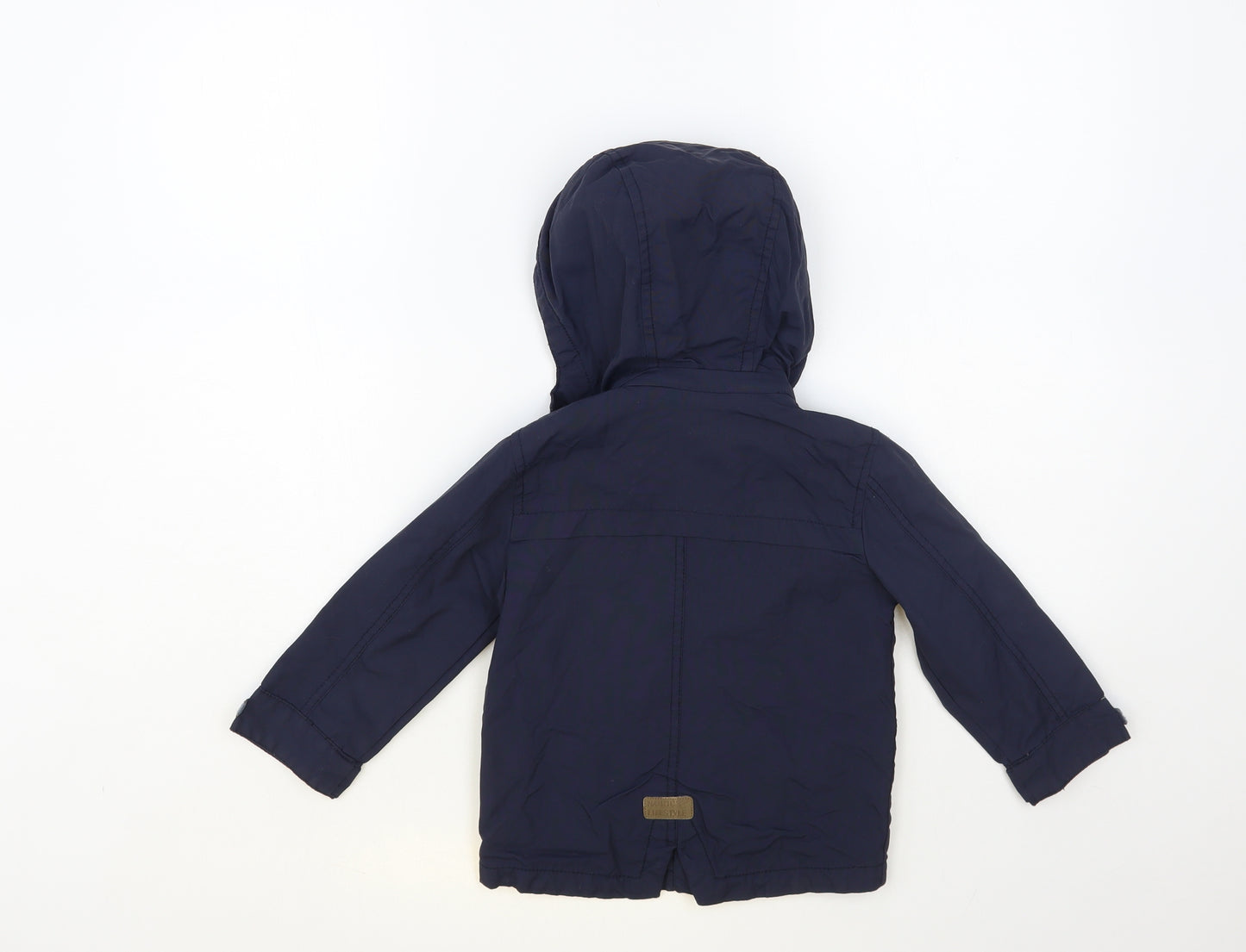 Freestyle Boys Blue Windbreaker Jacket Size 2-3 Years Zip