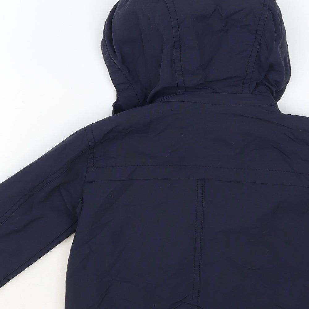 Freestyle Boys Blue Windbreaker Jacket Size 2-3 Years Zip