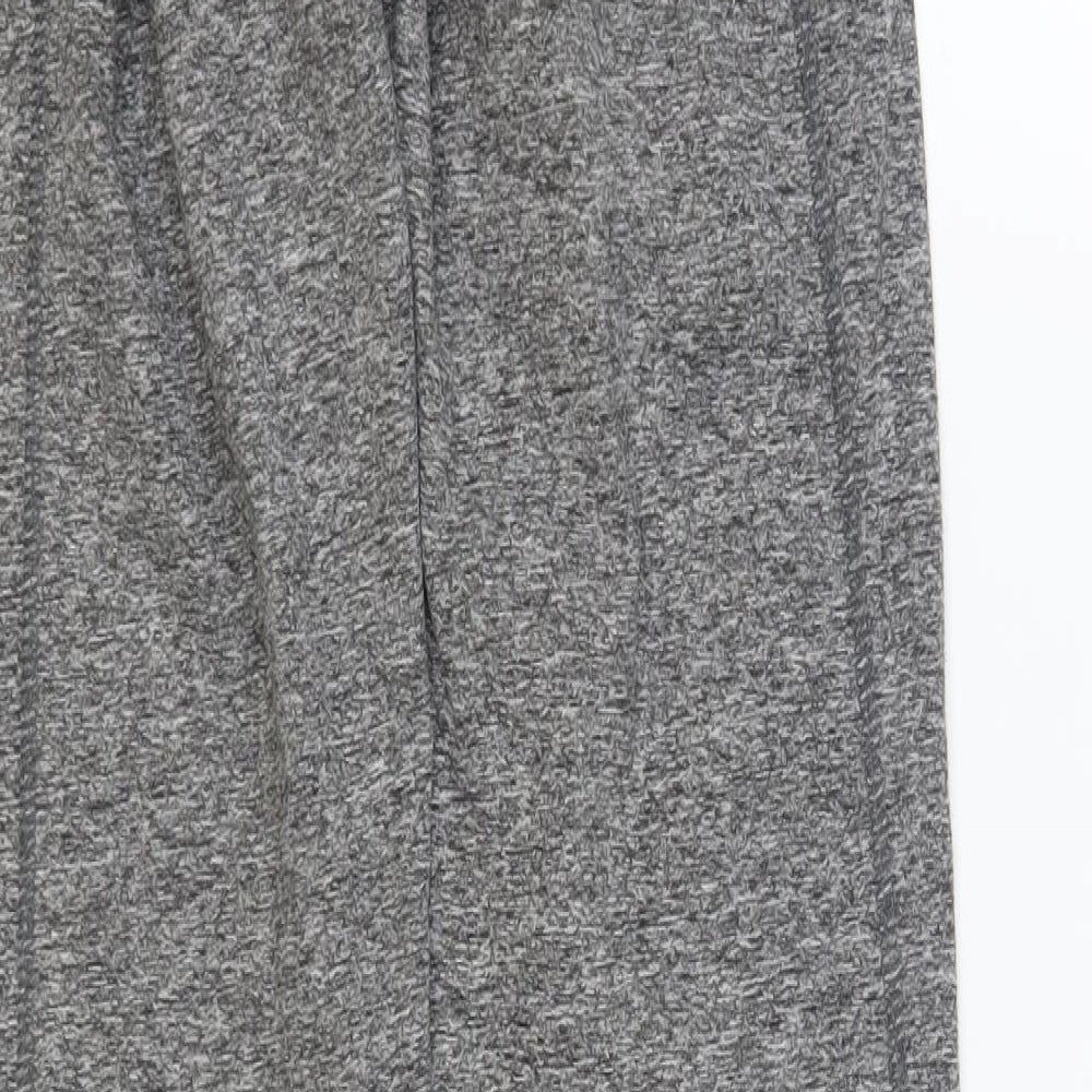 Atmosphere Womens Grey Polyester Compression Leggings Size 8 L27 in Regular Pullover