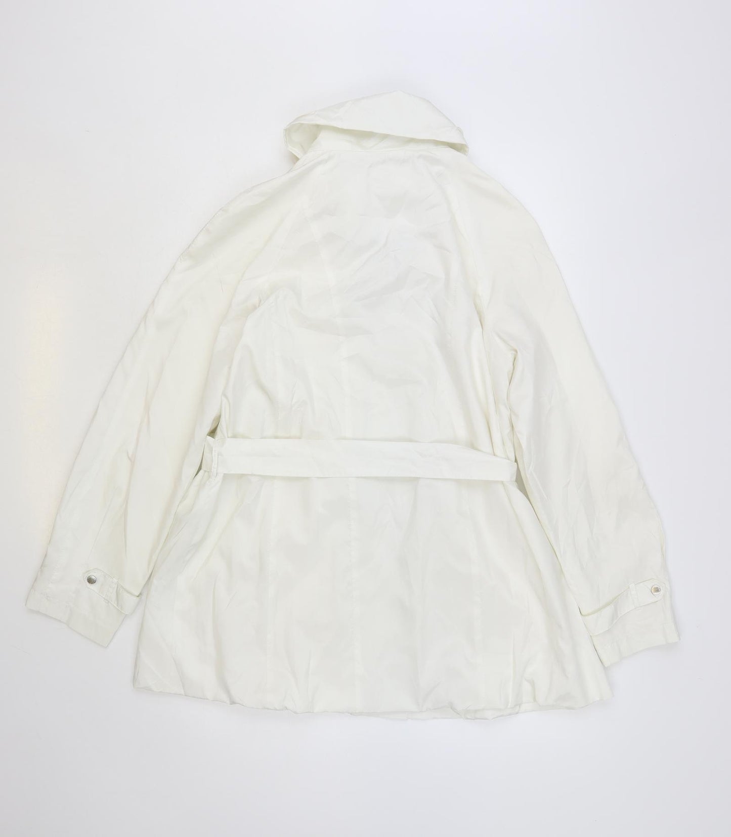 Concept Womens White Jacket Size 12 Zip