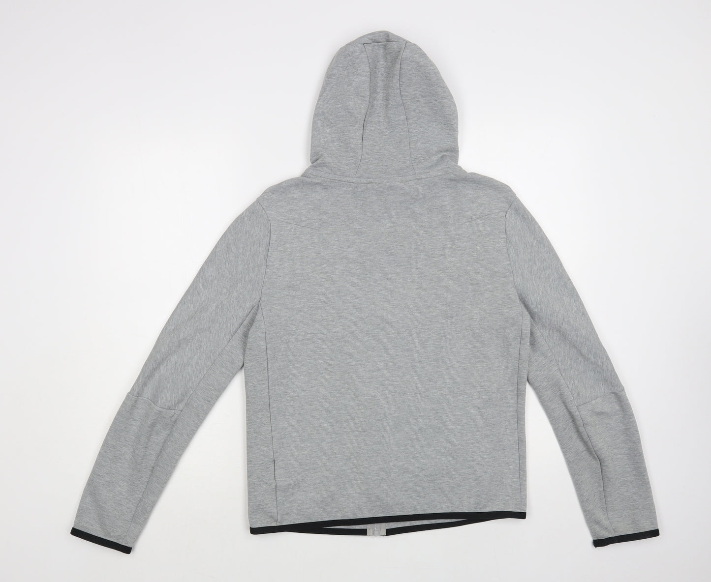 Nike Boys Grey Cotton Full Zip Hoodie Size 13-14 Years Zip