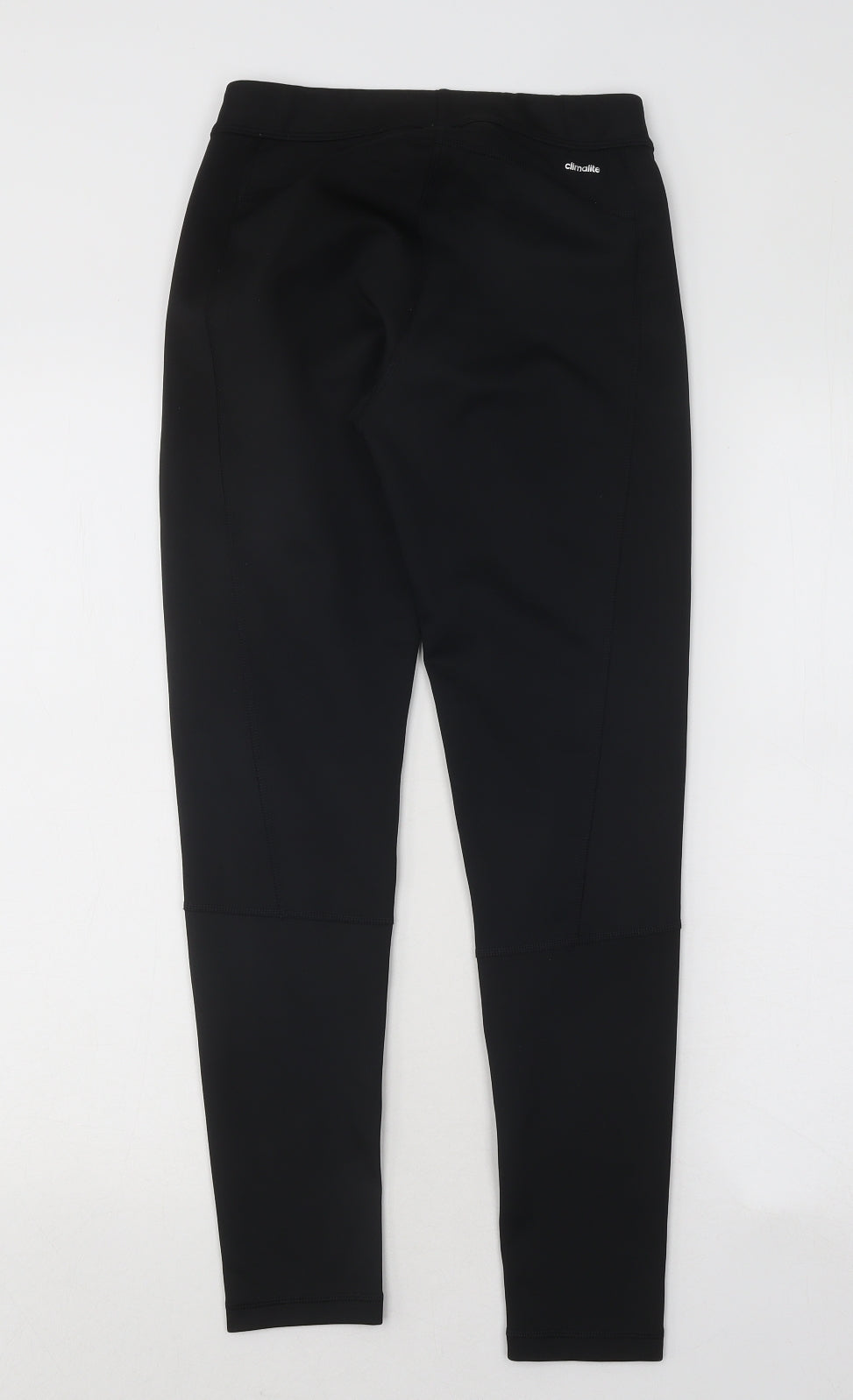 adidas Womens Black Polyester Jogger Leggings Size S L26 in Regular Pullover