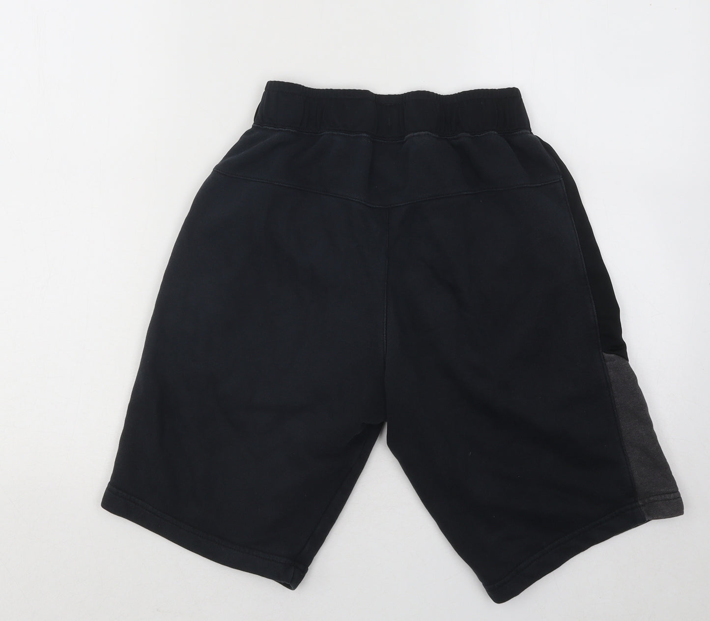 Nike Mens Black Cotton Sweat Shorts Size XS Regular Drawstring