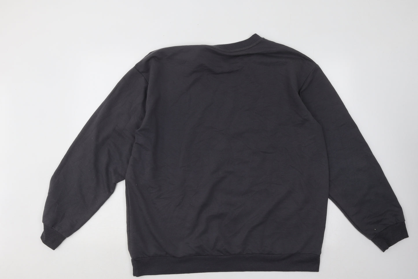 SheIn Womens Grey Polyester Pullover Sweatshirt Size XL Pullover - Mastery