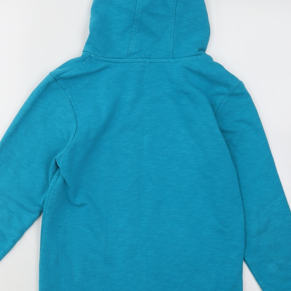George Boys Blue Cotton Pullover Hoodie Size 10-11 Years Pullover - Beyond Cool