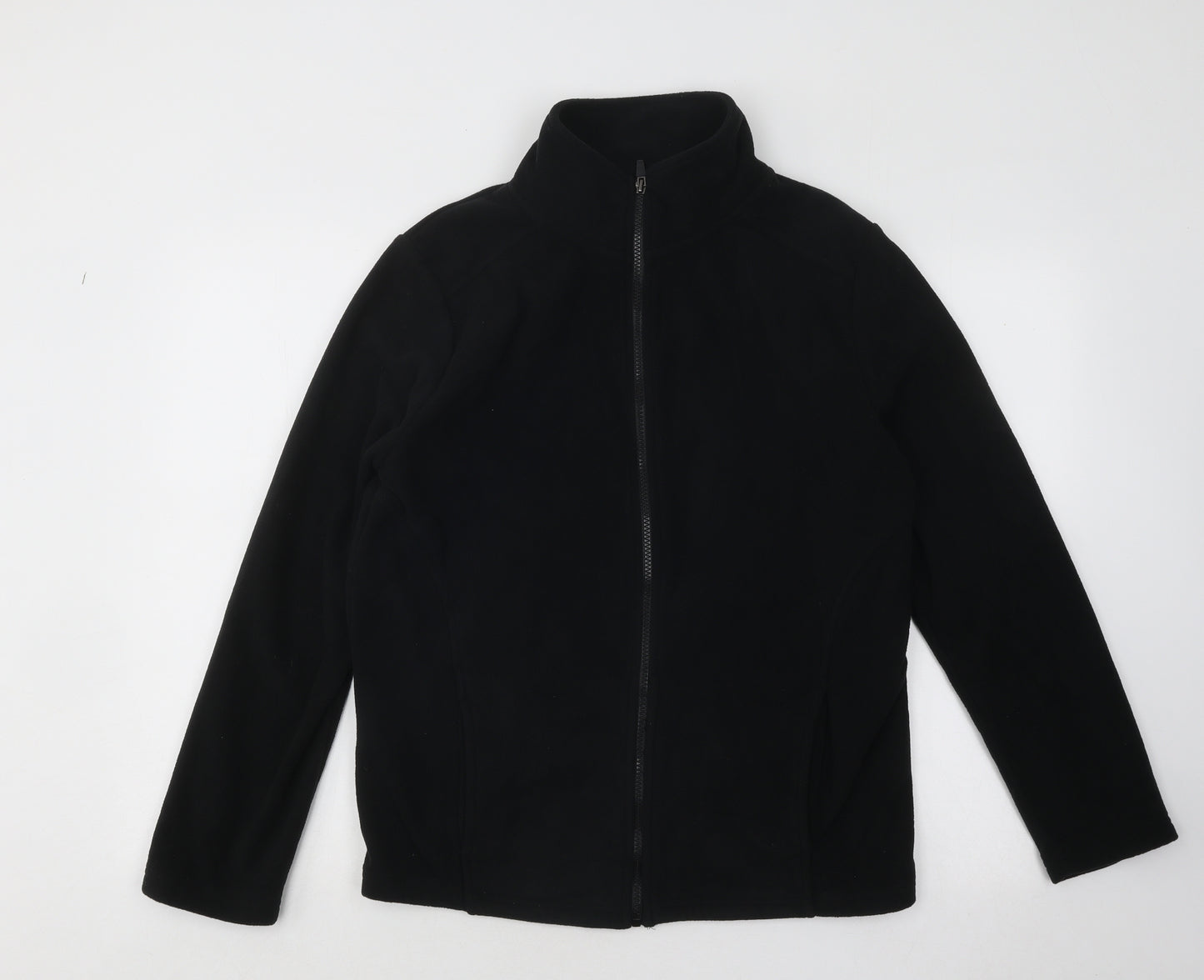 Peacocks Womens Black Jacket Size 18 Zip