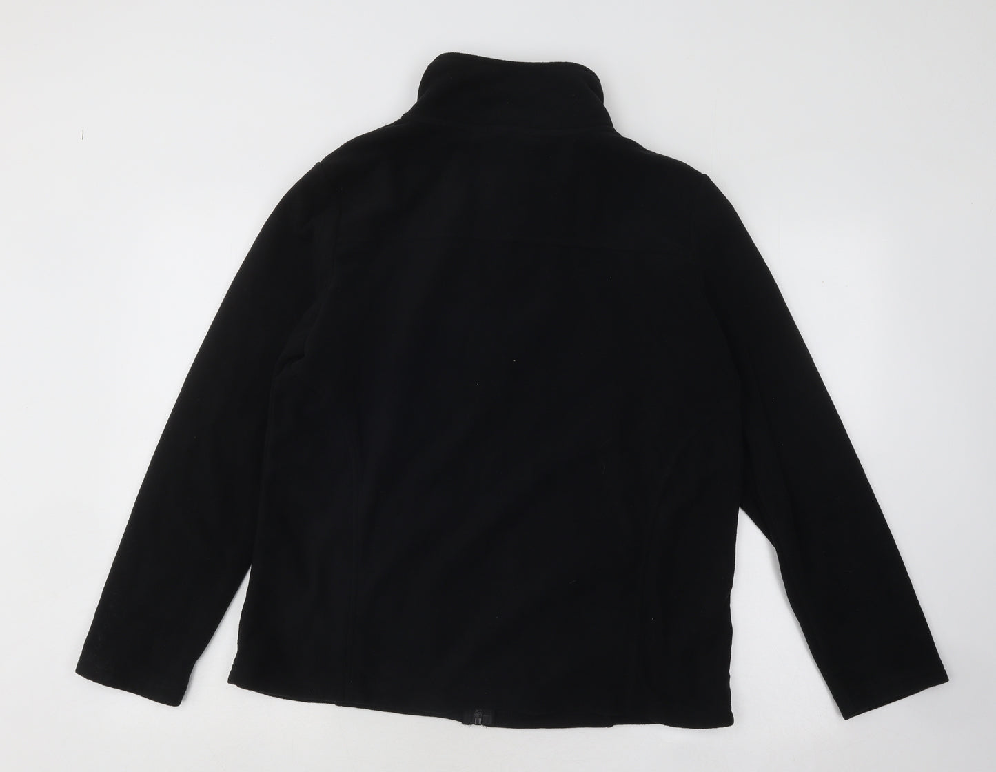 Peacocks Womens Black Jacket Size 18 Zip