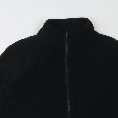 Peacocks Womens Black Jacket Size 18 Zip