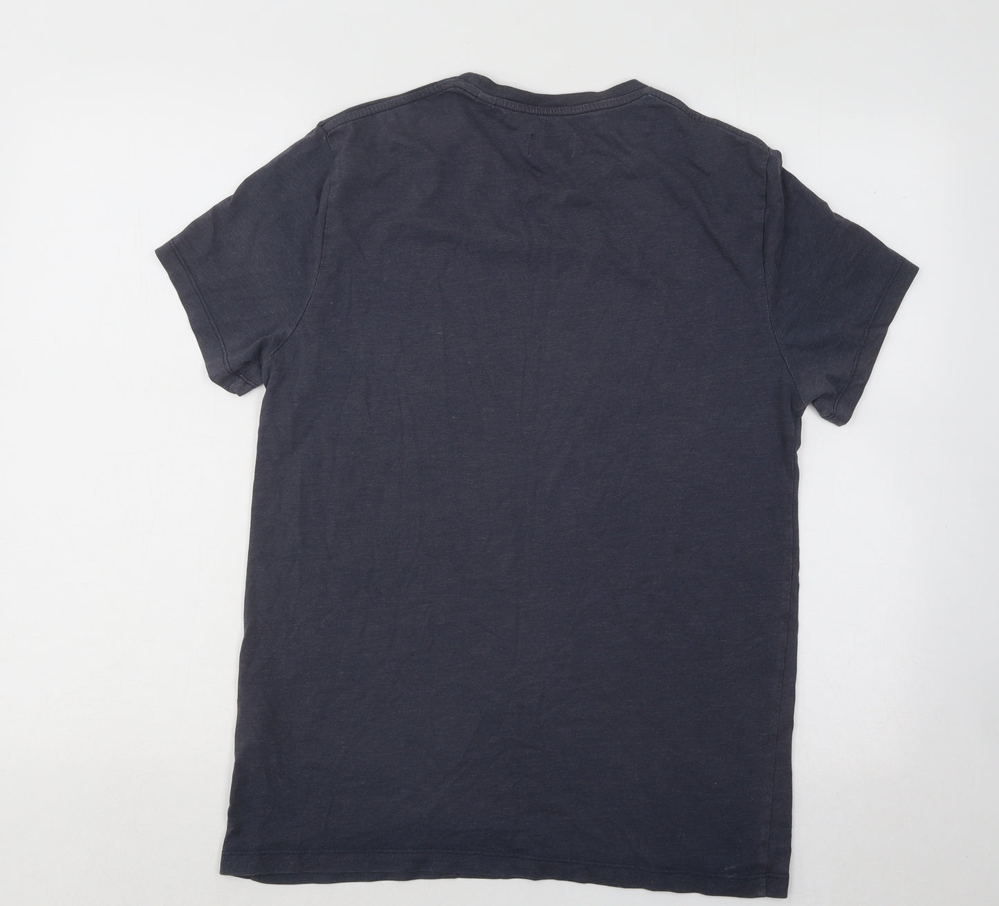Jack Wills Womens Grey Cotton Basic T-Shirt Size S Round Neck