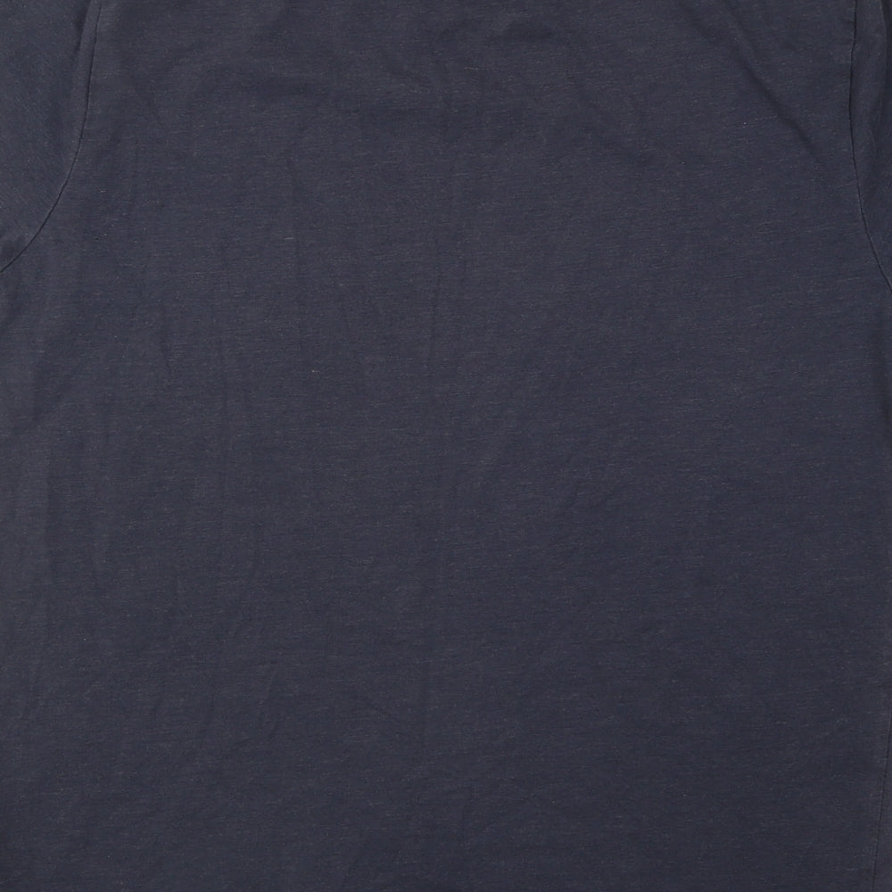 Jack Wills Womens Grey Cotton Basic T-Shirt Size S Round Neck