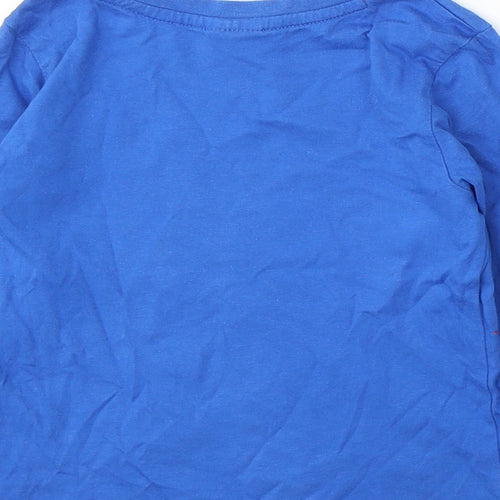 Bing Boys Blue Cotton Basic T-Shirt Size 3-4 Years Round Neck - Now it's a rocket!