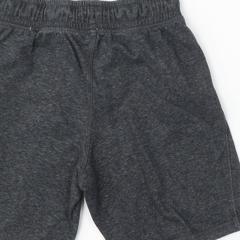 F&F Boys Grey Cotton Sweat Shorts Size 13-14 Years Regular