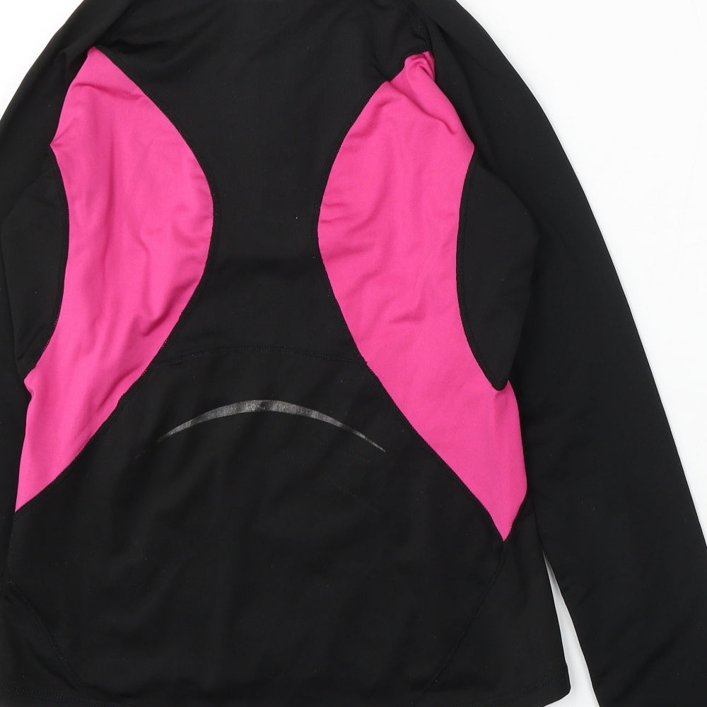 Trespass Womens Black Polyester Pullover Sweatshirt Size M Zip