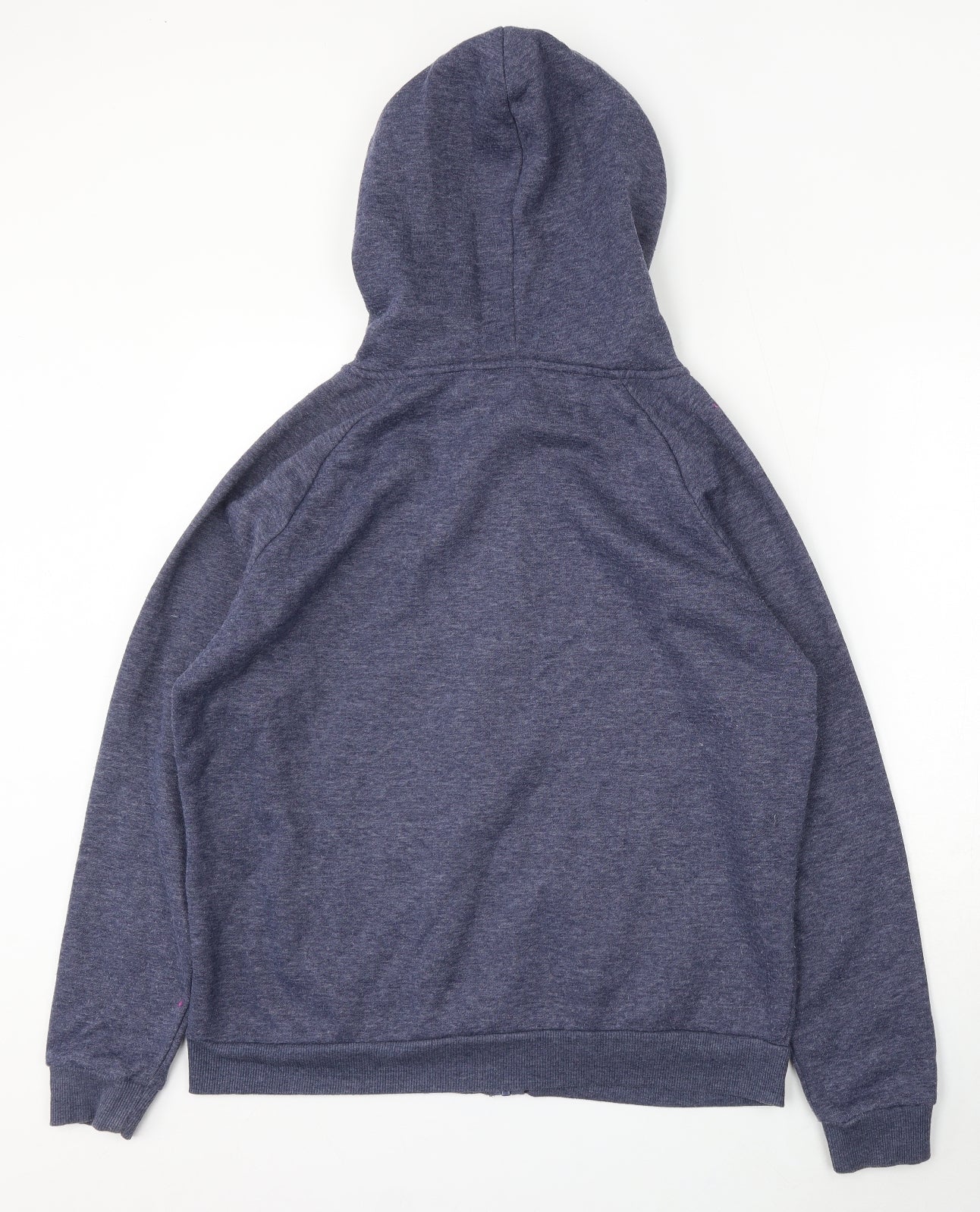 Primark Womens Blue Cotton Full Zip Hoodie Size L Zip