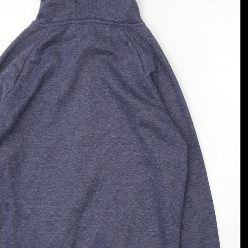 Primark Womens Blue Cotton Full Zip Hoodie Size L Zip
