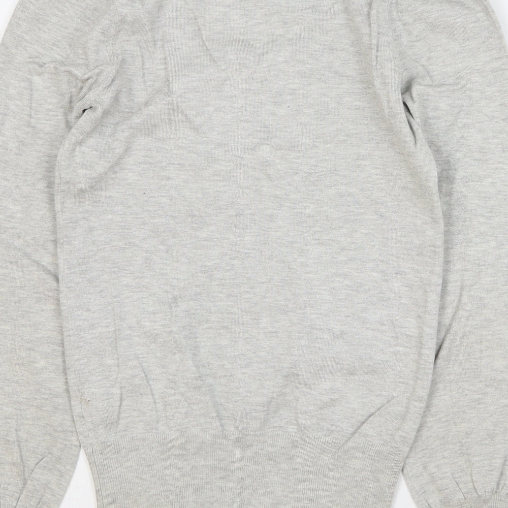 Atmosphere Womens Grey Viscose Pullover Sweatshirt Size 8 Pullover