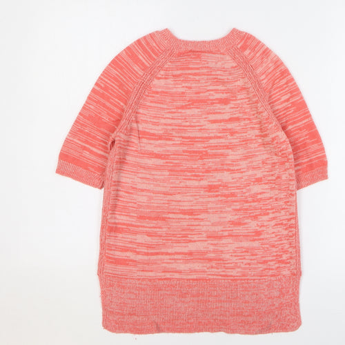 Gap Womens Pink Round Neck Nylon Pullover Jumper Size S