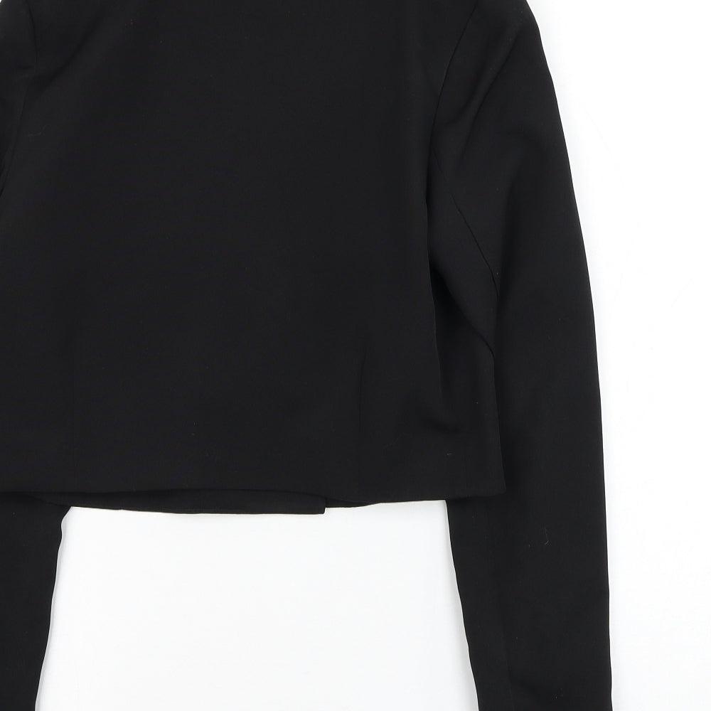 Matalan Womens Black Jacket Blazer Size 14 Button
