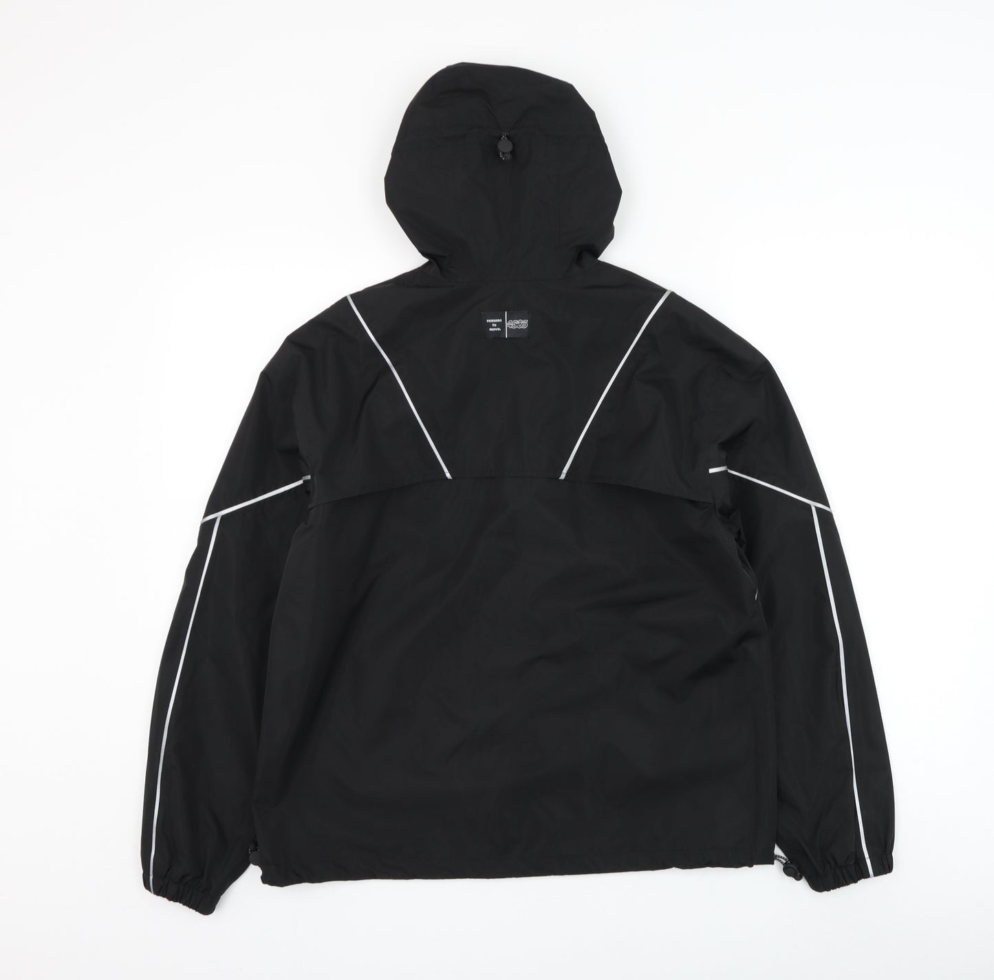 ASOS Womens Black Rain Coat Coat Size 8 Zip