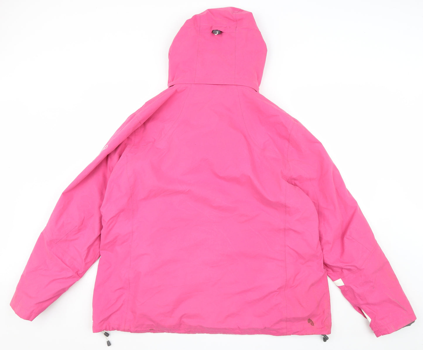 TOG24 Womens Pink Rain Coat Coat Size 20 Zip - Removable fleece inside