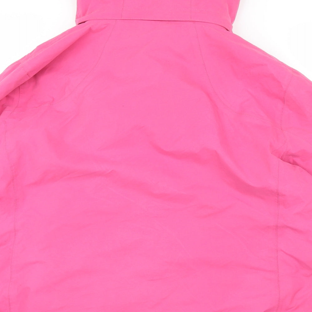 TOG24 Womens Pink Rain Coat Coat Size 20 Zip - Removable fleece inside