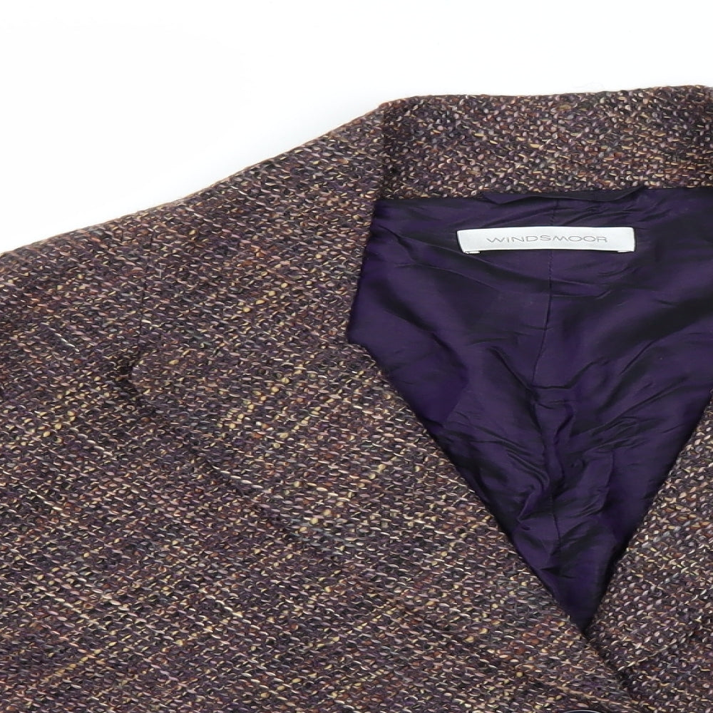 Windsmoor Womens Brown Jacket Size 20 Button