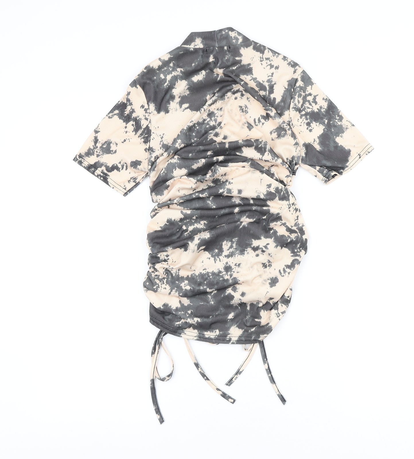 Rebellious Womens Multicoloured Animal Print Polyester Bodycon Size XS High Neck