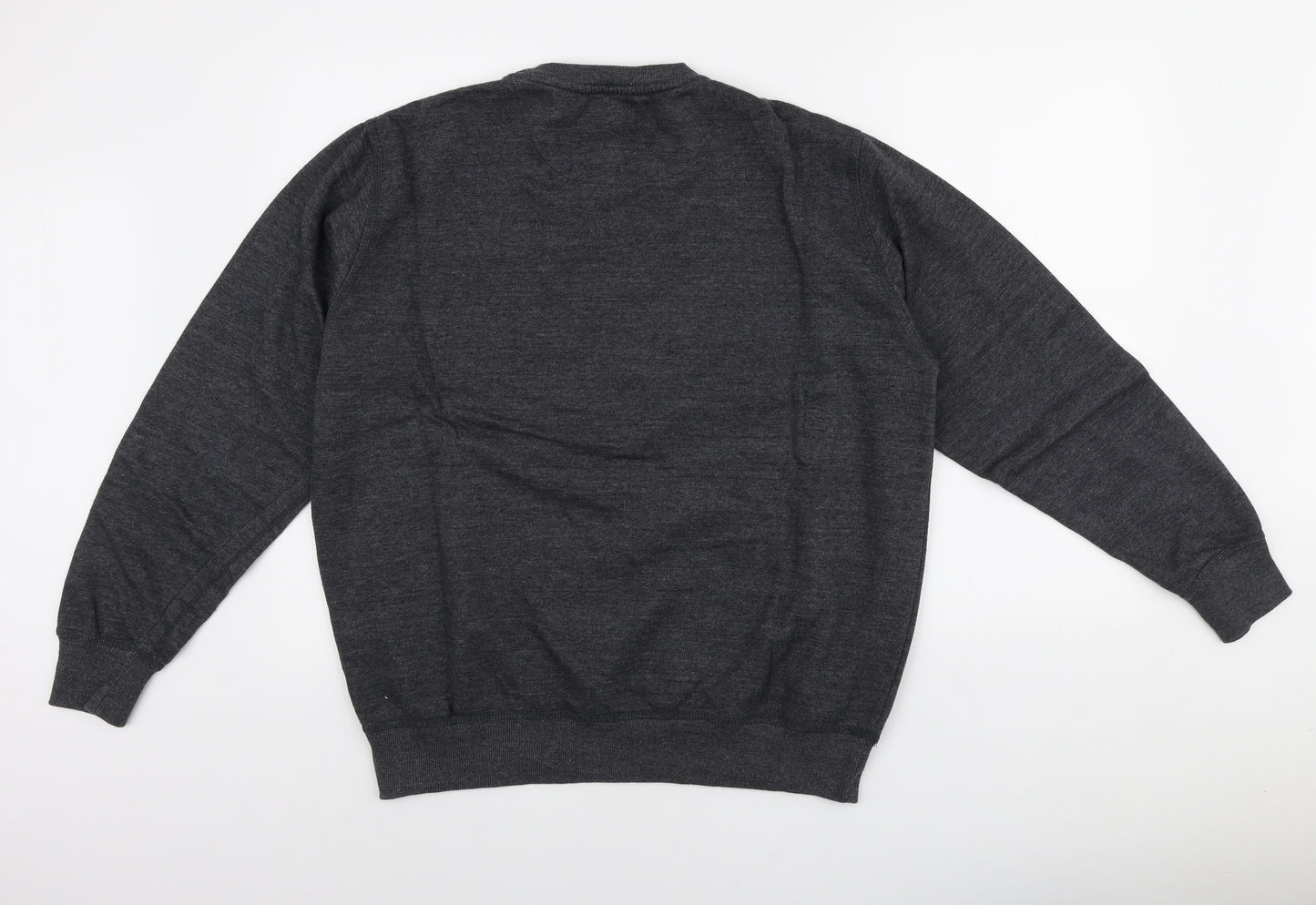 Lee Cooper Mens Grey Cotton Pullover Sweatshirt Size L