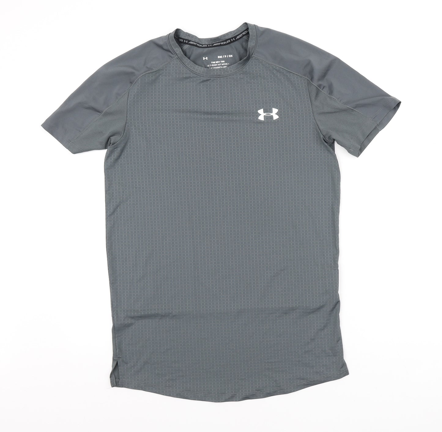 Umbro Womens Grey Polyester Basic T-Shirt Size S Round Neck