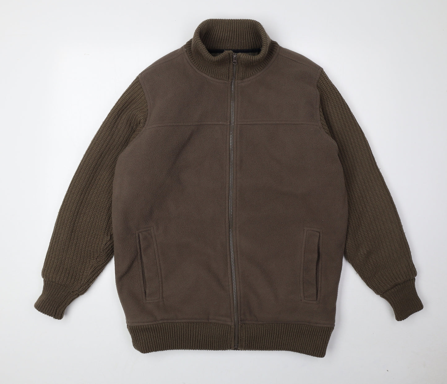 James pringle Mens Brown Jacket Size S Zip