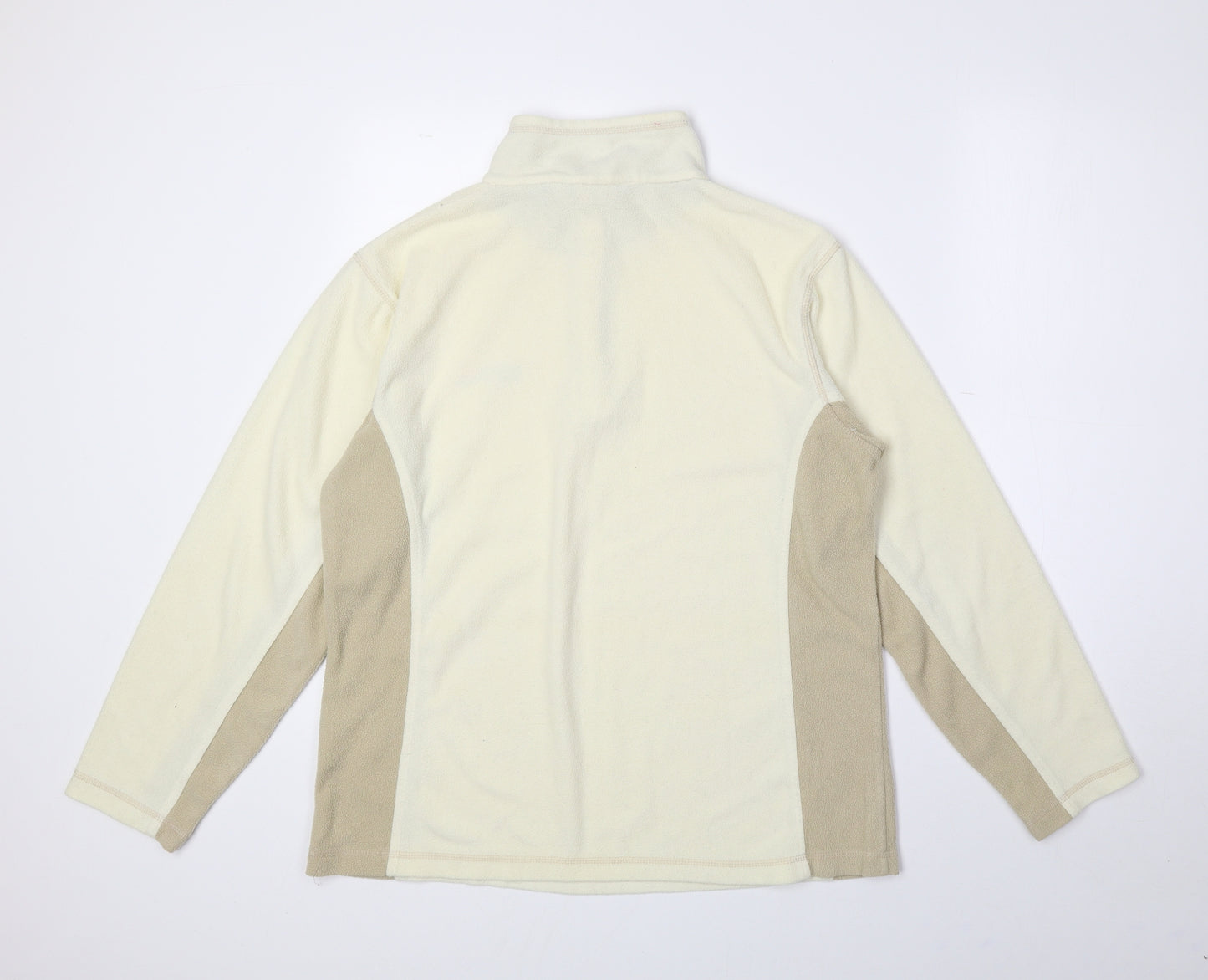 Regatta Womens Yellow Collared Polyester Pullover Jumper Size 16