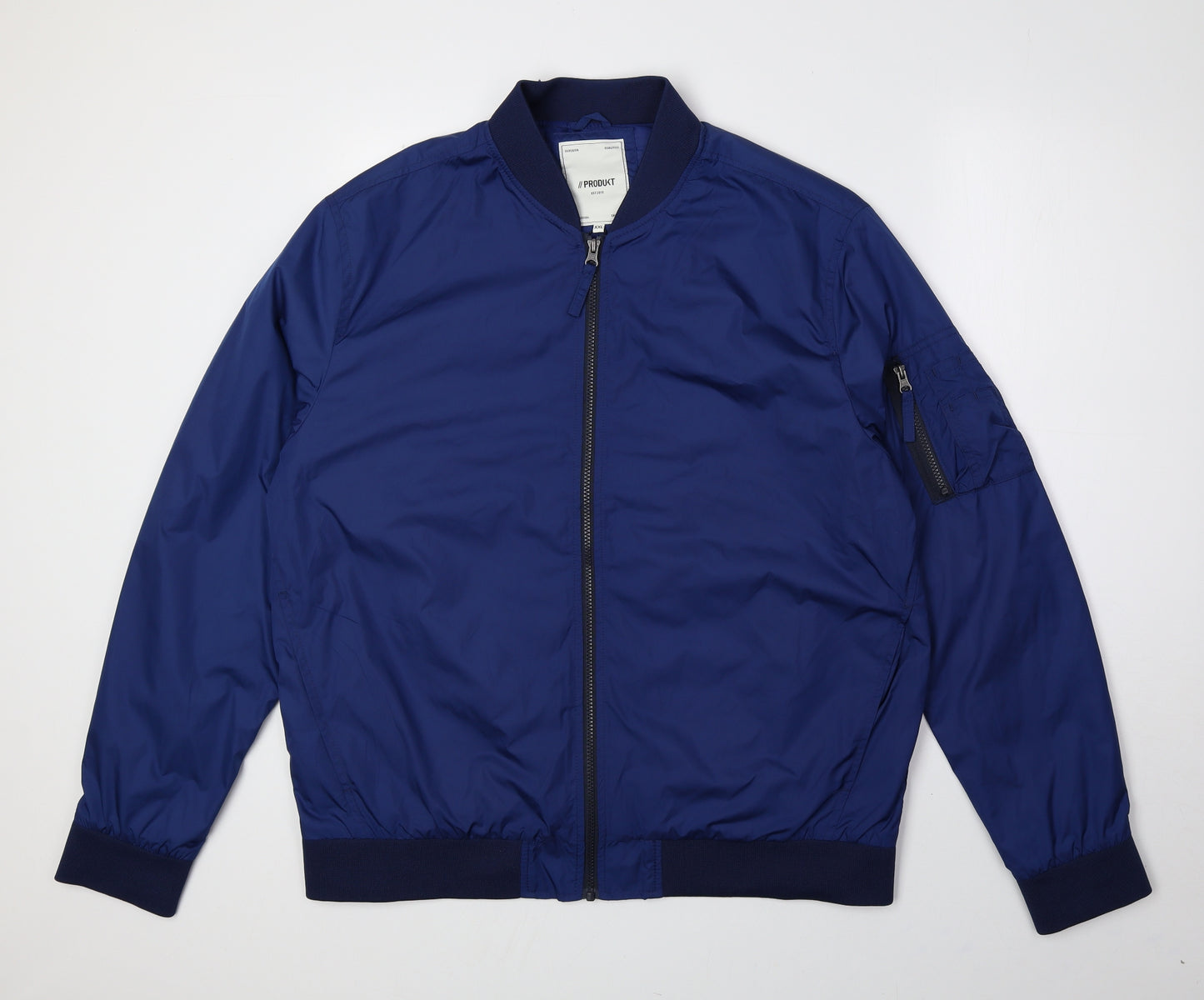 Produkt Mens Blue Bomber Jacket Jacket Size 52 Zip