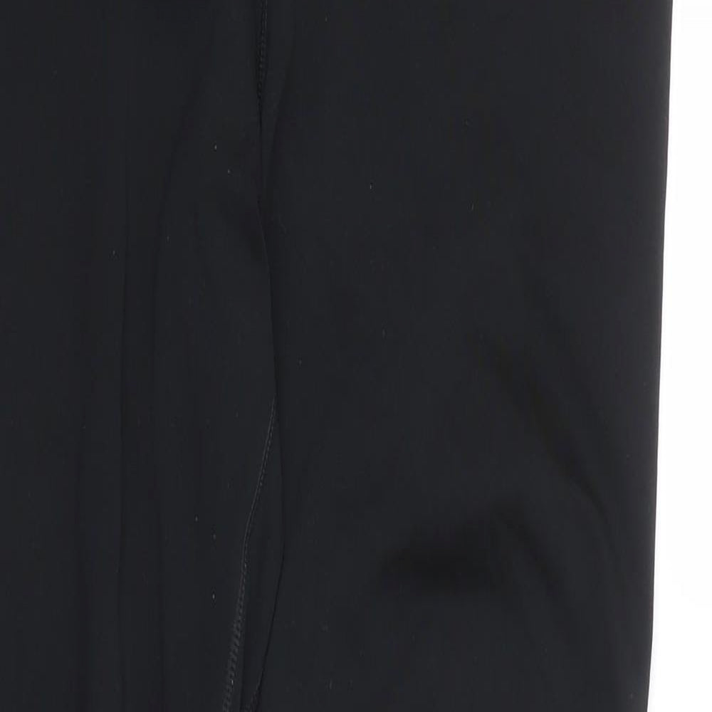 Nike Womens Black Polyester Compression Leggings Size M L27 in Regular Pullover